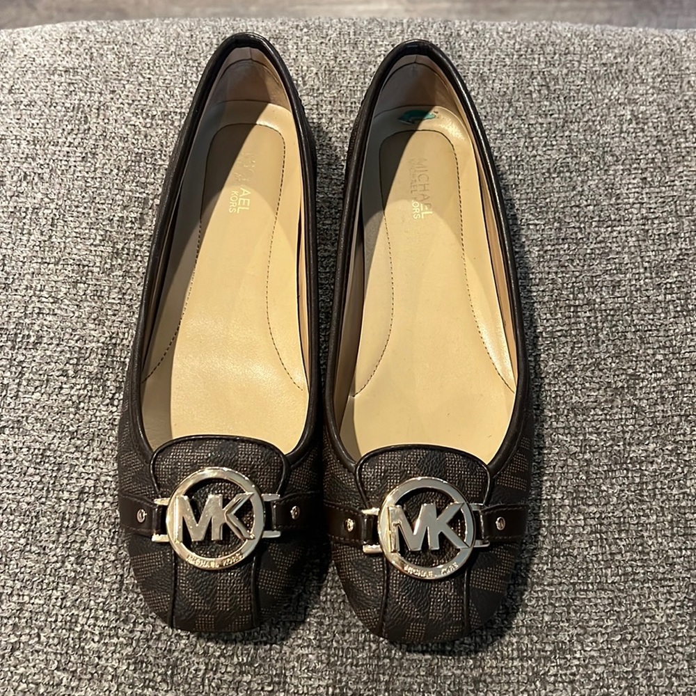 Brown Michael Kors Flats